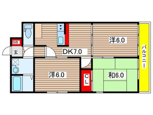 カサグランデ嵯峨野の物件間取画像